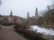 hezčí kout z jinak zanedbaného východoněmeckého města